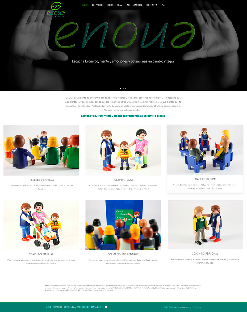 Avalyon, Diseño de web Enoua