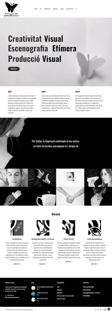 Avalyon. Diseño de logo y web de Andrea Alcalà